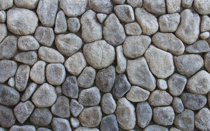 Download wallpapers 4k  gray stone wall close up natural 