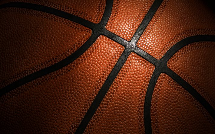 4k, basket boll, orange boll, close-up, basket, orange bakgrund, basket boll konsistens, boll, basket texturer, basket bakgrund