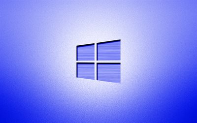 4k, windows 10 dunkelblau logo, kreativ, dunkel, blaue hintergründe, minimalismus, betriebssysteme, windows-10-logo, artwork, windows 10