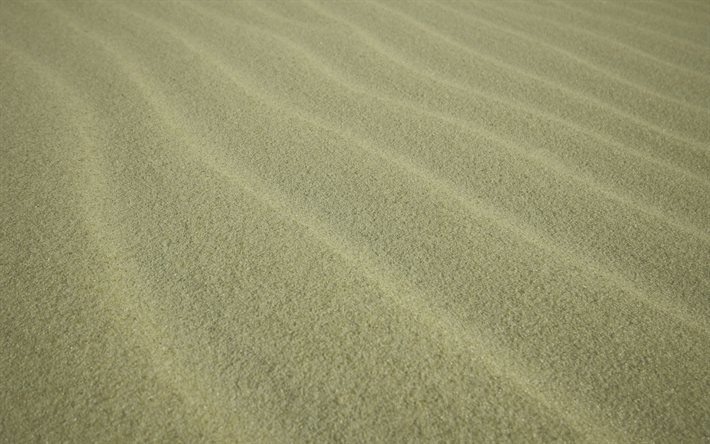 texture des vagues de sable, fond de sable, vagues de sable, dunes, texture du d&#233;sert, texture du sable