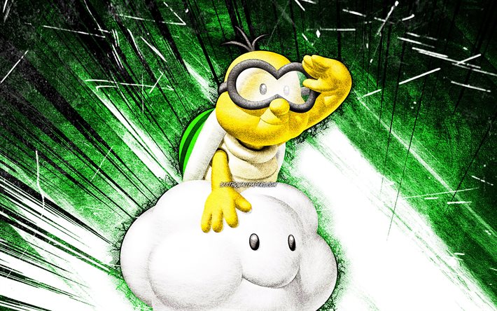 ダウンロード画像 4k ジュゲム グランジアート スーパーマリオ Creative クリエイティブ スーパーマリオのキャラクター 漫画の魔法使い 緑の抽象的な光線 スーパーマリオシリーズ ジュゲムスーパーマリオ フリー のピクチャを無料デスクトップの壁紙