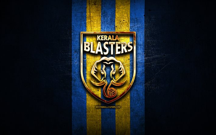 Descargar fondos de pantalla Kerala Blasters FC logo  dor  