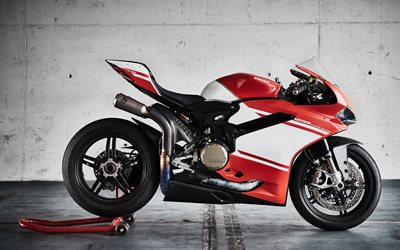 Ducati 1299 Superleggera, studio, 2018 bikes, superbikes, Ducati
