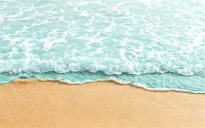 merituuli, hiekka, ranta, aallot, kes&#228;ll&#228;, rannikolla