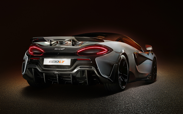 600LT McLaren, 2019, arkadan g&#246;r&#252;n&#252;m, l&#252;ks spor coupe, yeni 600LT, İngiliz s&#252;per, McLaren