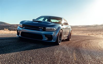 Dodge Charger SRT Hellcat, road, tuning, 2019 cars, supercars, 2019 Dodge Charger, american cars, Dodge