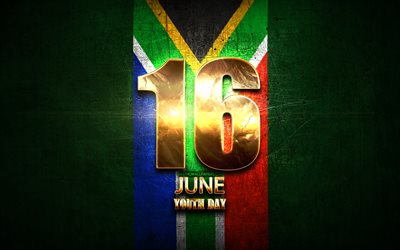 青年の日&quot;, 月16日, ゴールデンの看板, 南アフリカの国民の休日, 南アフリカの祝日, 南アフリカ, アフリカ, 青少年の日は、南アフリカ