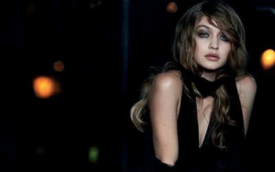 4k, Gigi Hadid, 2019, Vogue sesi&#243;n de fotos, supermodelos, Hollywood, la belleza, la mujer rubia, Gigi Hadid sesi&#243;n de fotos