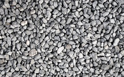 stones gray texture, gravel texture, gray stone background, small stones texture, coast