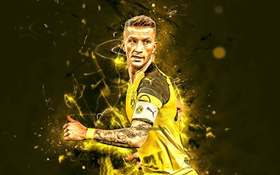 Marco Reus, 2019, tedesco calciatori del Borussia Dortmund FC, avanti, calcio, gol, BVB, Germania, Bundesliga, Reus, luci al neon