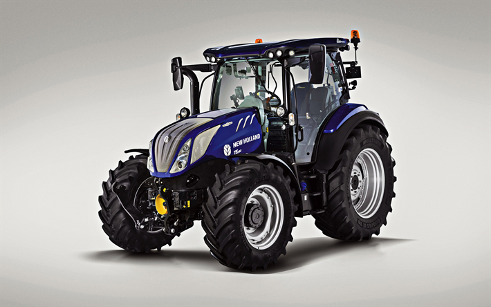 New Holland T5-140, 2019, uusi traktori, moderni maatalouskoneiden, New Holland