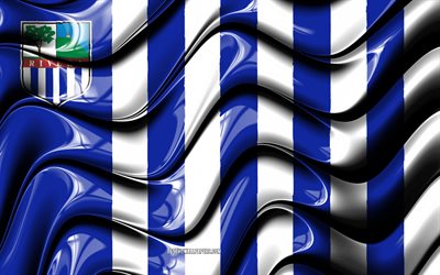 Rivera lippu, 4k, Osastojen Uruguay, hallintoalueet, Lipun Rivera, 3D art, Rivera Osasto, Uruguayn osastot, Rivera 3D flag, Uruguay, Etel&#228;-Amerikassa