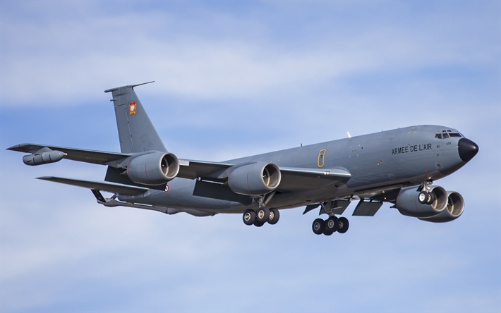 Boeing KC-135 Stratotanker, C-135FR, Airplane tanker, military aircraft, US Air Force, Boeing