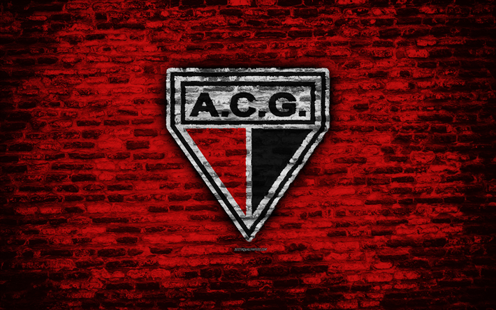 FC Atletico Goianiense, 4k, emblem, Brazilian Seria A, grunge, soocer, Brazil, Atletico Goianiense, football club, brick texture, Atletico Goianiense FC