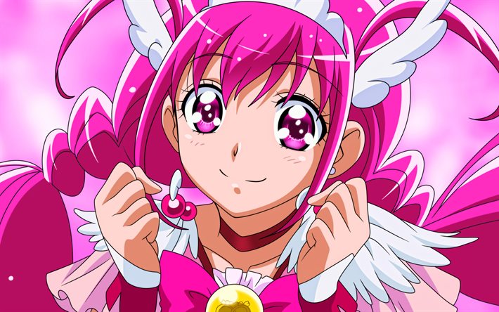 hoshizora miyuki, lila haare, pretty cure, manga, emily in the english dub glitter force, smile pretty cure, hoshizora miyuki pretty cure