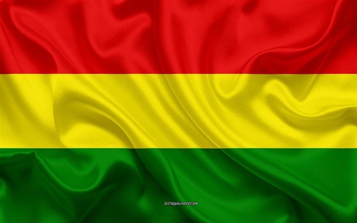 ヨパルの旗, 4k, シルクの質感, ヨパルcolombiakgm, コロンビアの都市, ヨパル旗, コロンビア