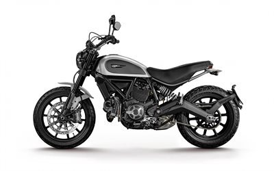 Ducati Scrambler, 2017, new motorcycles, Ducati black