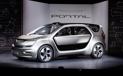 Chrysler Portal Concepto CES de 2017, los coches, minivan, los coches el&#233;ctricos