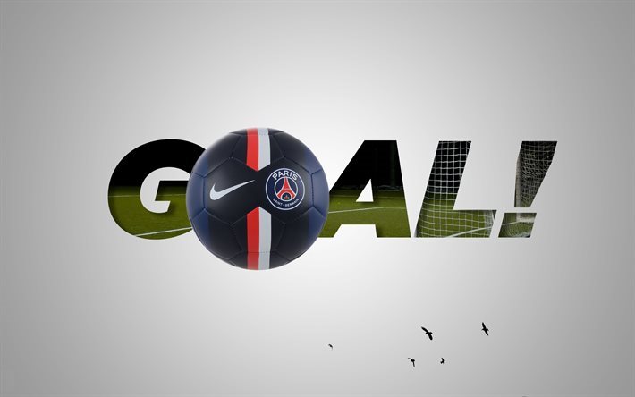 futbol, Paris Saint-Germain, gol, amblem, Fransa