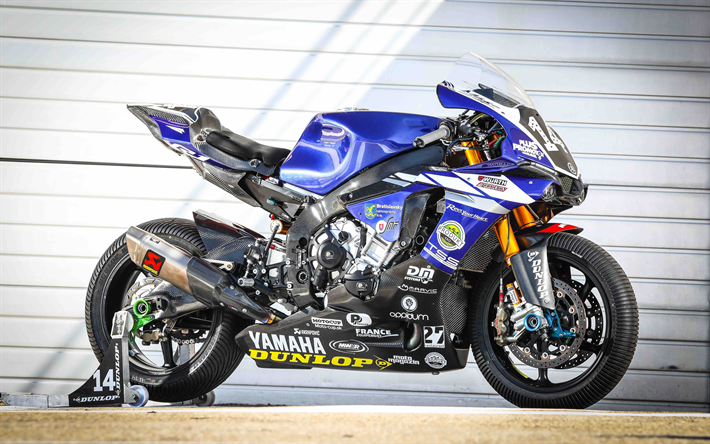 A Yamaha YZF-R1M, 4k, sportsbikes, 2018 motos, sbk, Yamaha