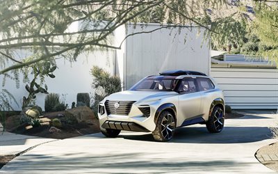 Nissan Xmotion Concept, 2018, SUV concept, new cars, Japanese cars, Nissan