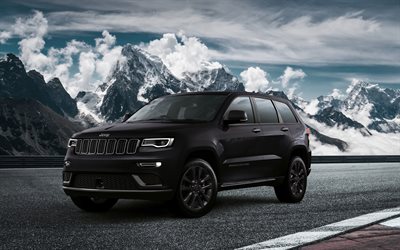 Jeep Grand Cherokee S, 4k, road, 2018 cars, SUVs, new Grand Cherokee, Jeep