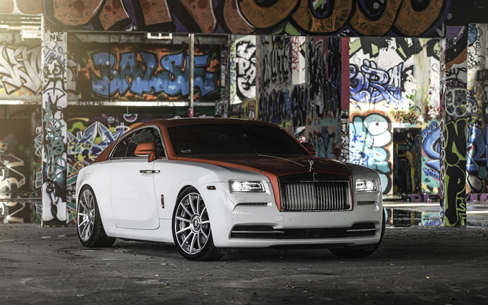 Download Wallpapers Rolls Royce Wraith Luxury Car Tuning