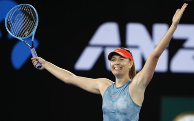 Maria Sharapova, Tenista russa, retrato, t&#234;nis, atletas famosos, WTA