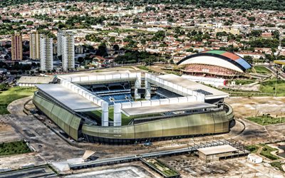 Arena Pantanal, vista aerea, di calcio, Cuiaba, Arena, stadio di calcio, il Brasile, il Verdao, Cuiaba Esporte Clube, brasiliano stadi