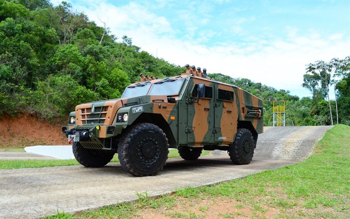Avibras TUPI VBMT-LR, Brazilian armored car, modern armored vehicles, Renault, Avibras