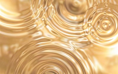golden metal texture, texture with circles, gold background, metal texture