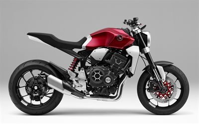Honda Neo Sports Cafe Concept, 4k, 2017 bikes, superbikes, Honda