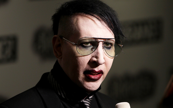 Marilyn Manson, le groupe de rock, superstars, les gars, la c&#233;l&#233;brit&#233;