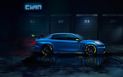 Lynk And Co 03, 4k, garage, 2018 cars, sportscars, Lynk And Co