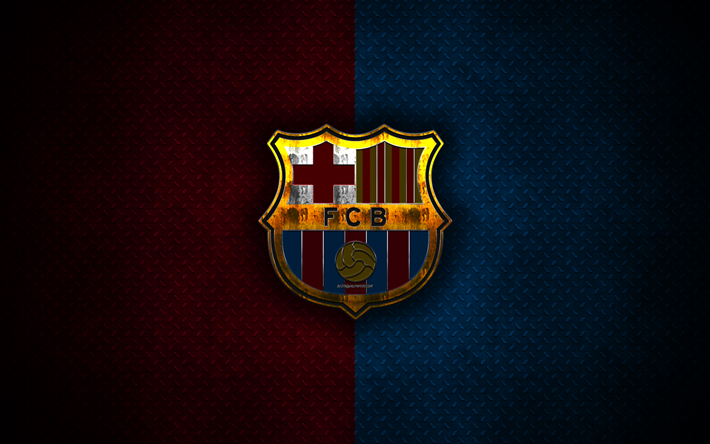 Descargar fondos de pantalla El FC Barcelona, el logo de ...