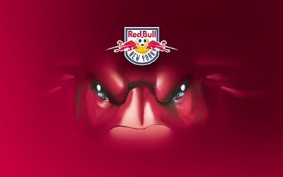 New York Red Bulls, fan sanat, logo, İLKAY, yaratıcı, Red Bull, amblem, resim, NY Red Bulls, ABD, futbol