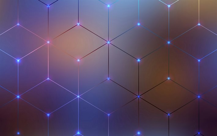 purple texture with neon lights, network texture, network background, internet concepts, social networking concept
