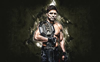 Henry Cejudo, UFC, Amerikalı g&#252;reş&#231;i, Ultimate Fighting Championship, portre, Amerikan savaş, yaratıcı taş arka plan