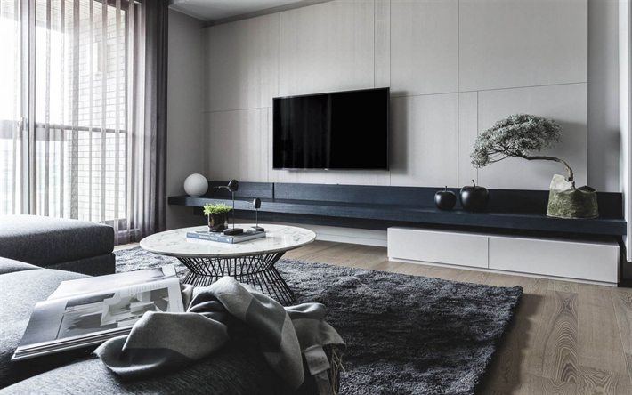 oturma odası şık tasarım, modern i&#231;, oturma odası, minimalizm