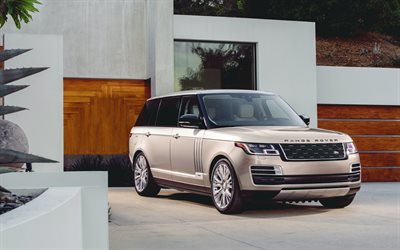 Range Rover SVAutobiography, 4k, 2018両, Suv, 範囲ンドローバーヴォーグ, ランドローバー
