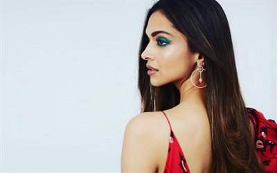 Deepika Padukone, 4k, Bollywood, indiska sk&#229;despelare, sk&#246;nhet, brunett