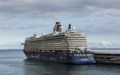 luxury cruise liner, passenger ship, Mein Schiff 4, huge ship, TUI Cruises
