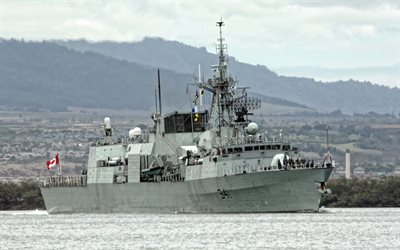 Centri di lavoro ORIZZONTALI Ottawa, la Royal Canadian Navy, FFH 341, Halifax-classe fregata Canadese fregata, moderne navi da guerra