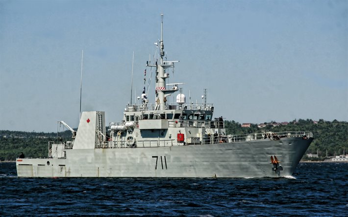 Centri di lavoro ORIZZONTALI Summerside, canada nave da guerra, la Royal Canadian Navy, Kingston classe di difesa costiera nave, Forze Canadesi
