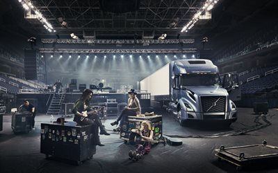 Volvo VNL, 2019, nuovo camion, carico di consegna concetti, nuove grigio VNL, svedese camion, Volvo