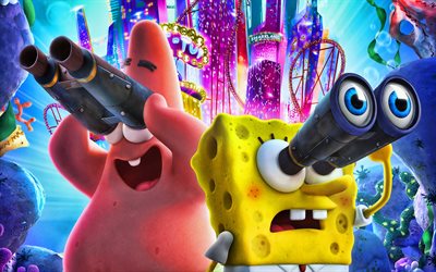 SpongeBob, Patrick Stella, 2020 film, Il Film di SpongeBob la Spugna in corsa, poster di SpongeBob