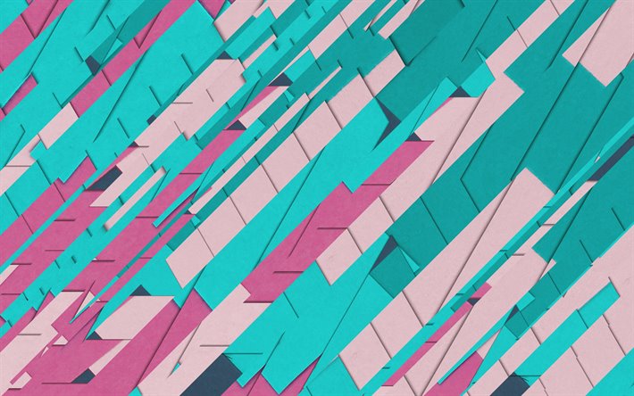 4k, material design, colorful lines, retro abstract art, geometry, creative, geometric shapes, lollipop, paper art, strips, colorful backgrounds