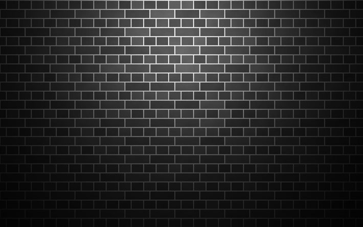 mur de briques gris, textures vectorielles, briques grises, textures de briques, mur de briques, fond de briques, fond en pierre grise, briques identiques, briques, fond de briques grises