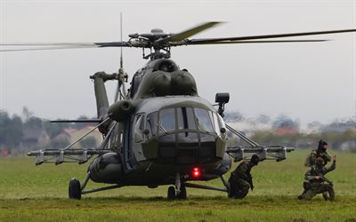 Mil Mi-17, da trasporto militare, elicottero, elicotteri russi, russo Air Force