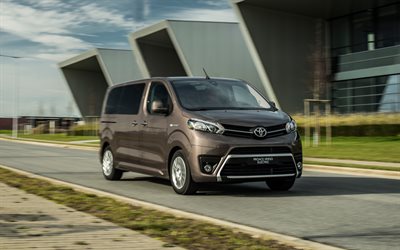Toyota ProAce Verso Electric, 4k, electric cars, 2021 cars, EU-spec, minivans, 2021 Toyota ProAce Verso, japanese cars, Toyota